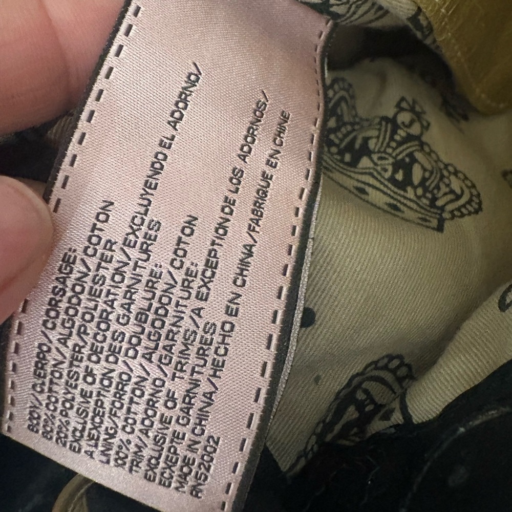 Vintage Juicy Couture Scottie Velvet Shoulder Bag - Picture 8 of 8